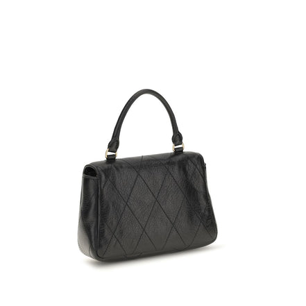Tory Burch Black Calf Leather Bos Taurus Wallet