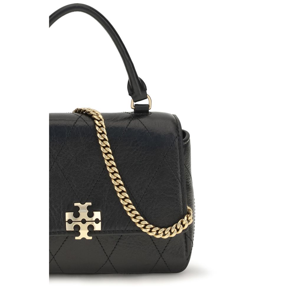 Tory Burch Black Calf Leather Bos Taurus Wallet
