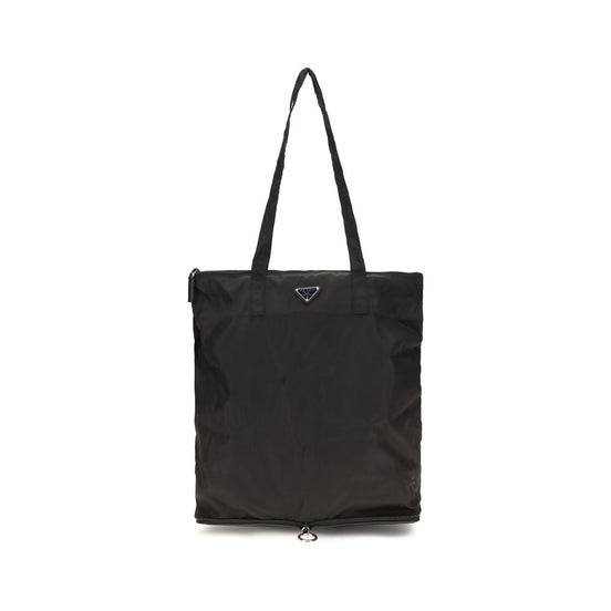 Prada Black Calf Leather Bos Taurus Shoulder Bag
