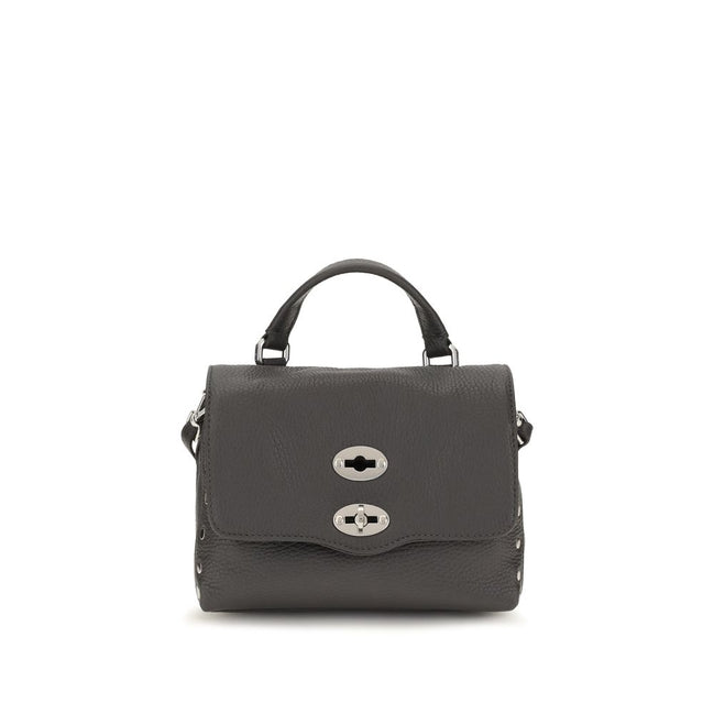 Zanellato Baby Postina Daily Gray Leather Satchel