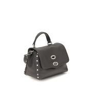 Zanellato Baby Postina Daily Gray Leather Satchel