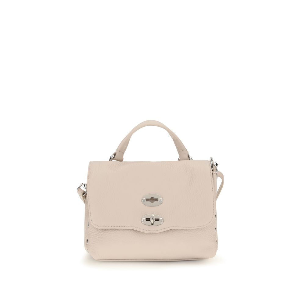 Zanellato White Calf Leather Bos Taurus Handbag