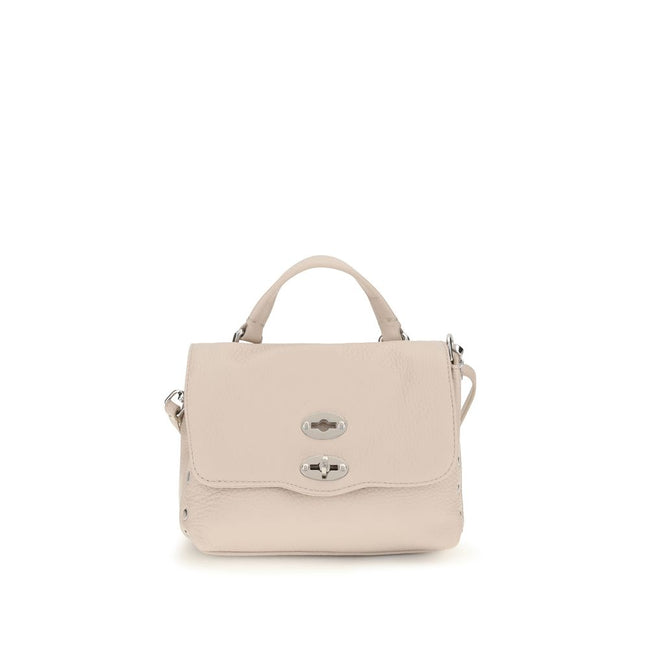 Zanellato White Calf Leather Bos Taurus Handbag