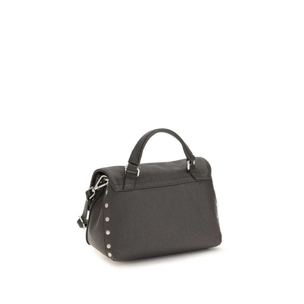 Zanellato Baby Postina Daily Gray Leather Satchel