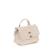 Zanellato White Calf Leather Bos Taurus Handbag
