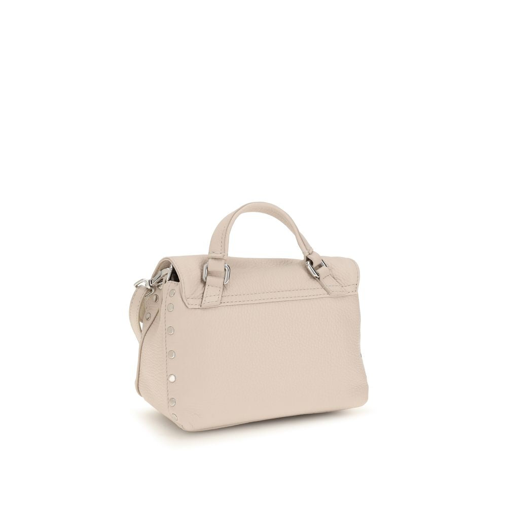 Zanellato White Calf Leather Bos Taurus Handbag