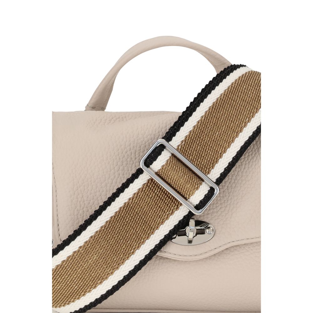 Zanellato White Calf Leather Bos Taurus Handbag