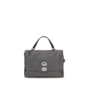 Zanellato Medium Postina Daily Gray Leather Handbag