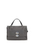 Zanellato Medium Postina Daily Gray Leather Handbag