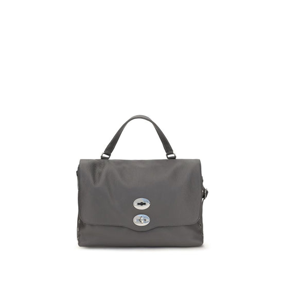 Zanellato Medium Postina Daily Gray Leather Handbag