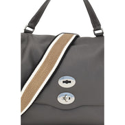 Zanellato Medium Postina Daily Gray Leather Handbag