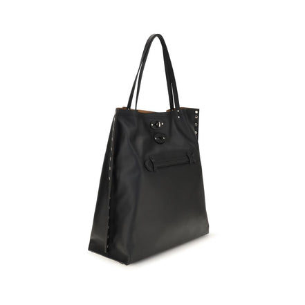 Zanellato Aspasso Saeta Black Leather Shoulder Bag