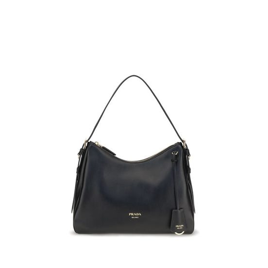 Prada Black Leather Shoulder Bag