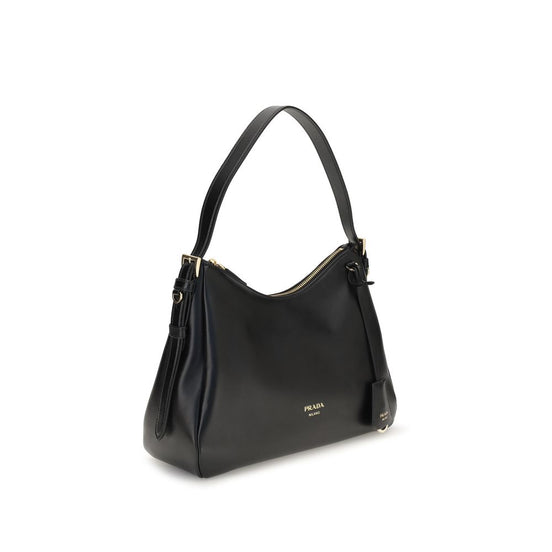 Prada Black Leather Shoulder Bag