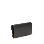 Ferragamo Gancini Black Leather Wallet
