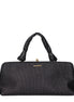 Jil Sander Black Raffia Handbag