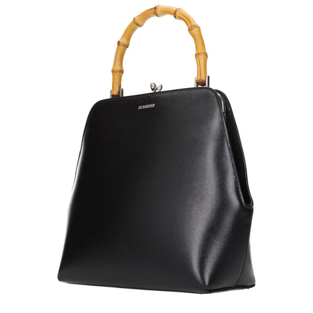 Jil Sander Black Leather Handbag