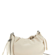 Brunello Cucinelli Bucket Mellow Mini White Crossbody Bag