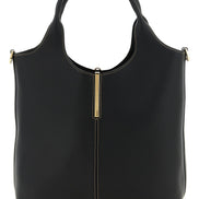 Tod's Black Calfskin Tote Bag