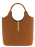 Tod's Brown Calfskin Tote Bag