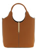 Tod's Brown Calfskin Tote Bag