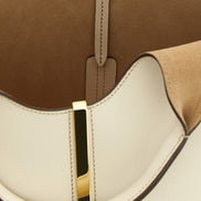 Tod's White Calfskin Tote Bag