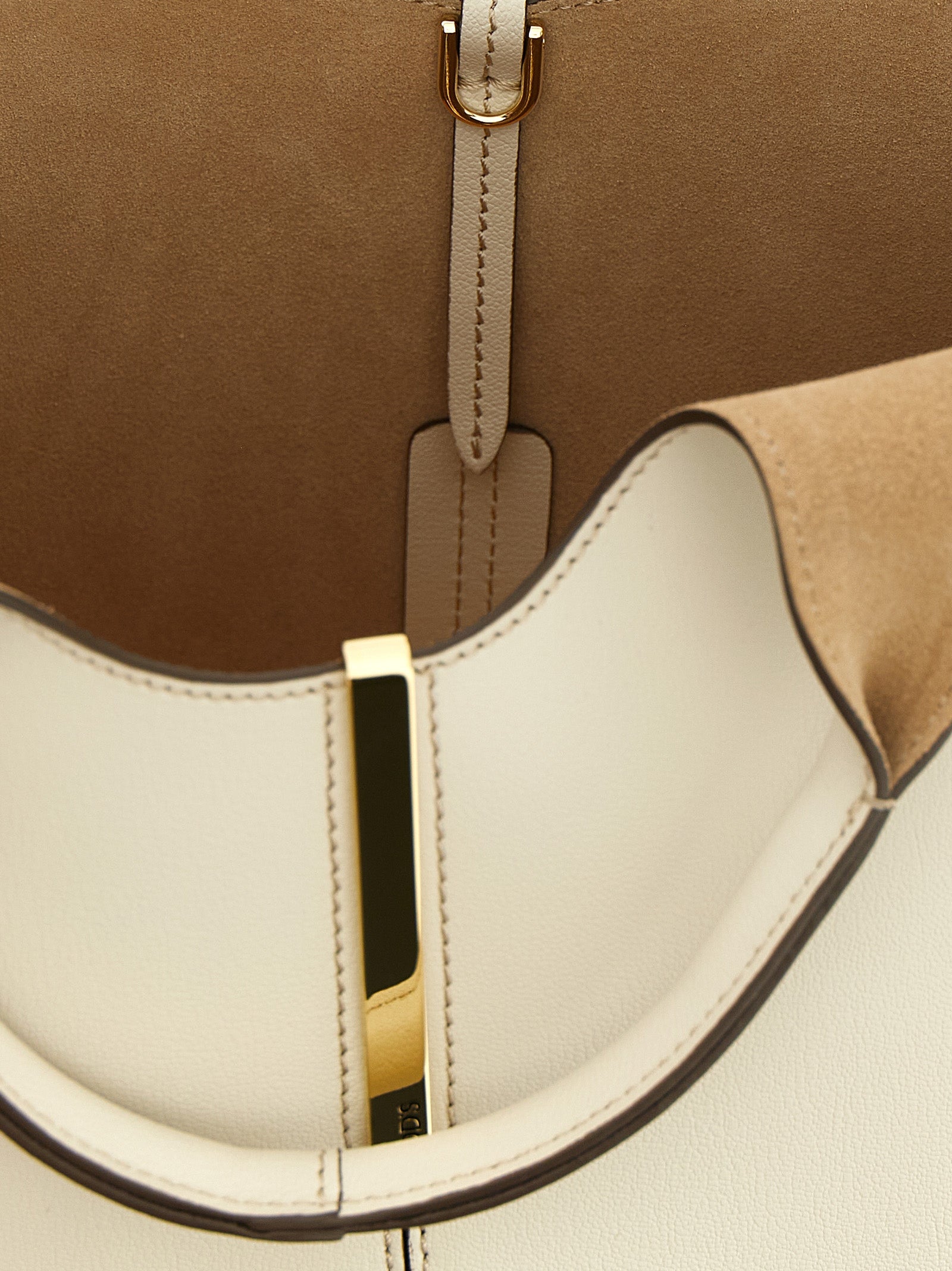 Tod's White Calfskin Tote Bag