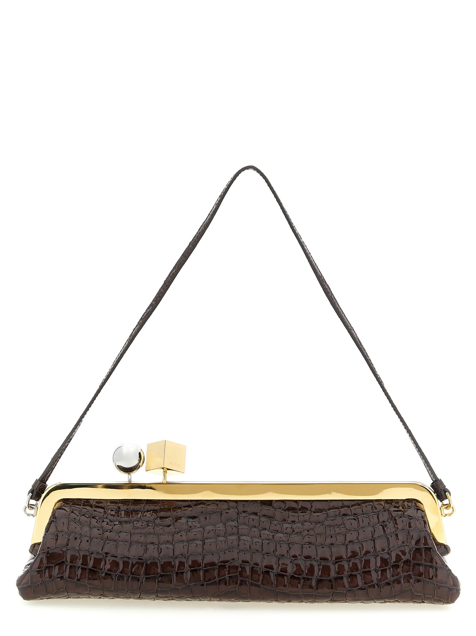 Jacquemus La Pochette Salon Brown Clutch