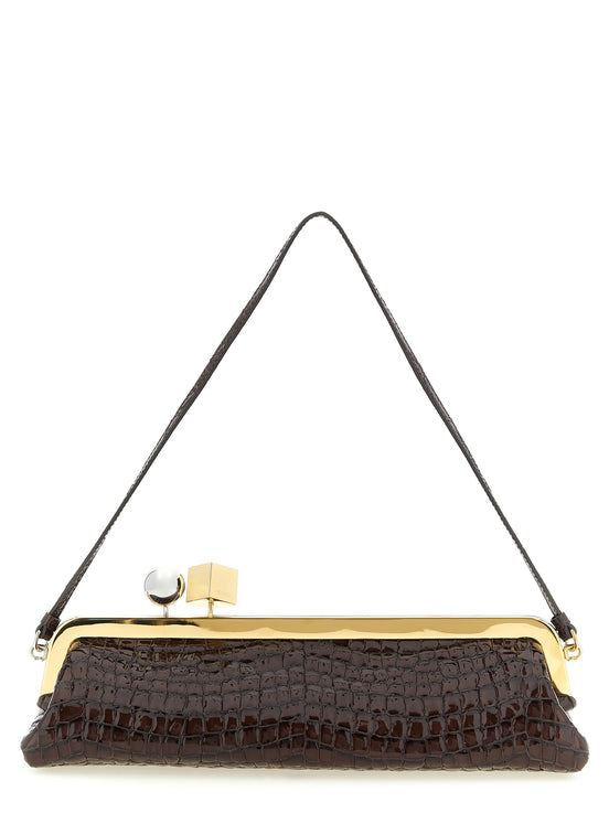 Jacquemus La Pochette Salon Brown Clutch
