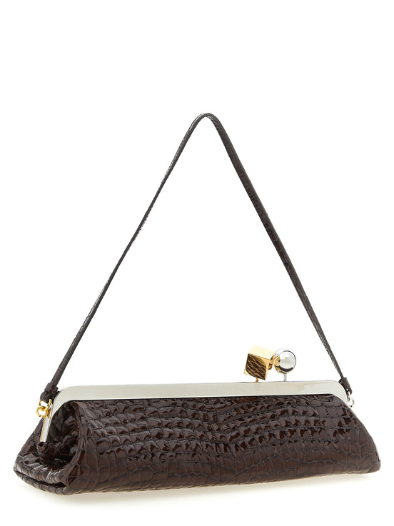 Jacquemus La Pochette Salon Brown Clutch