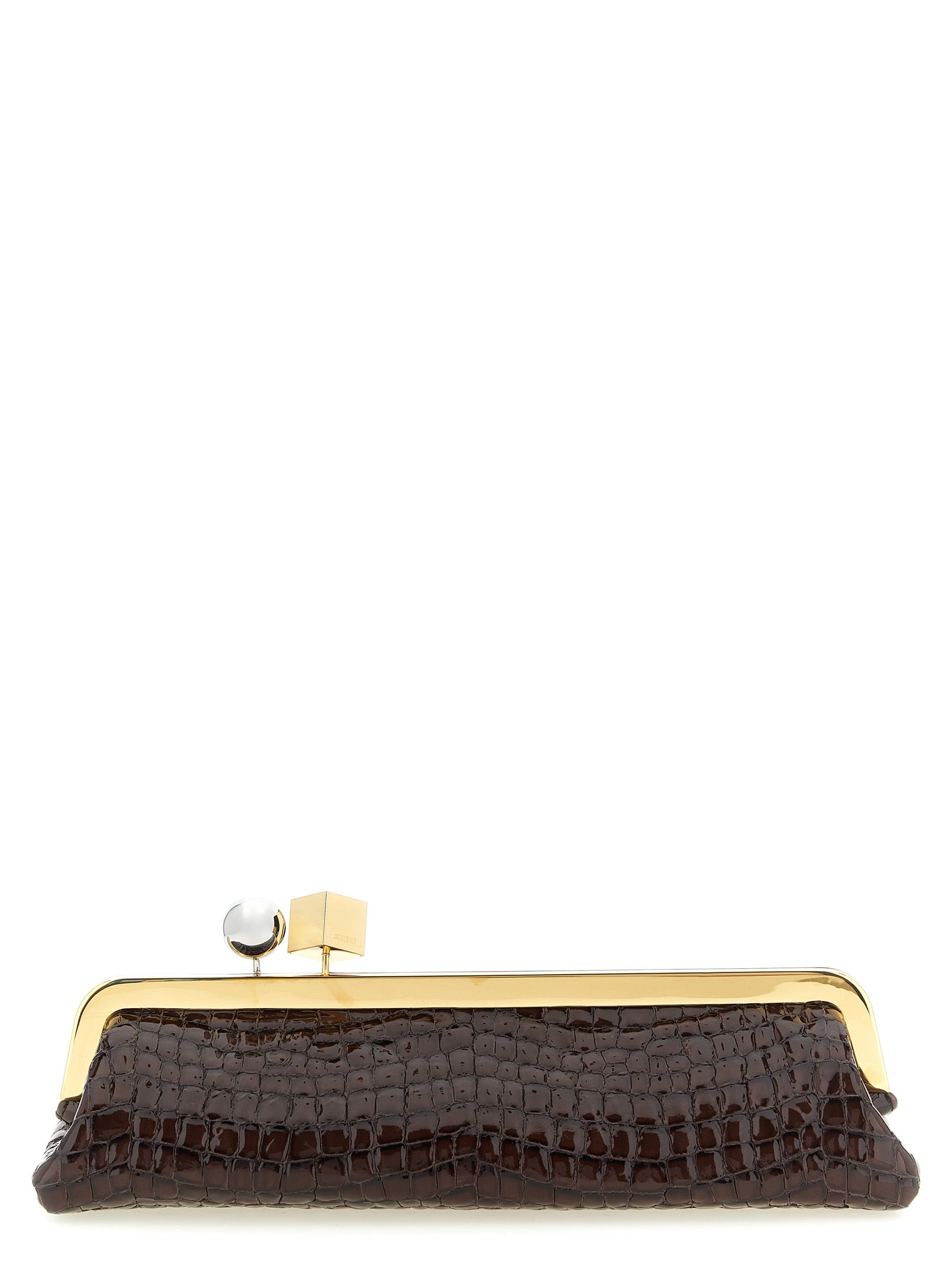 Jacquemus La Pochette Salon Brown Clutch