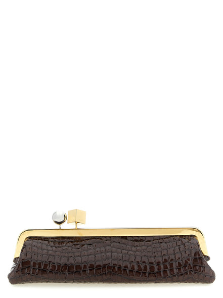 Jacquemus La Pochette Salon Brown Clutch