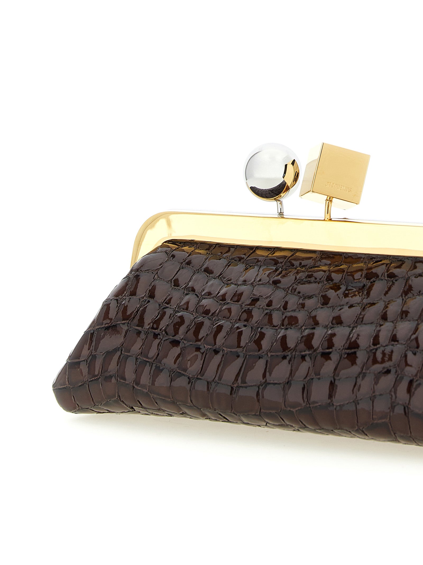 Jacquemus La Pochette Salon Brown Clutch
