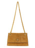Tory Burch Brown Calfskin Shoulder Bag