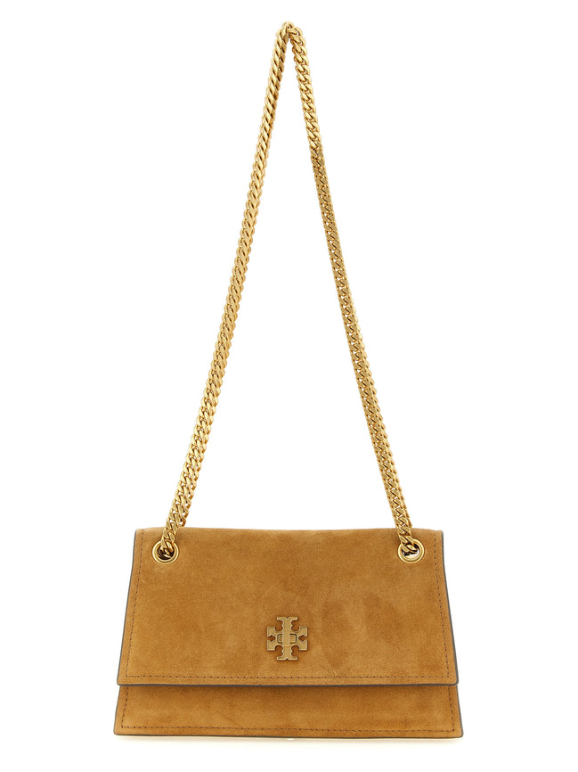 Tory Burch Brown Calfskin Shoulder Bag