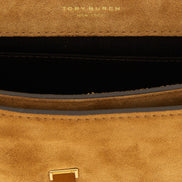 Tory Burch Brown Calfskin Shoulder Bag