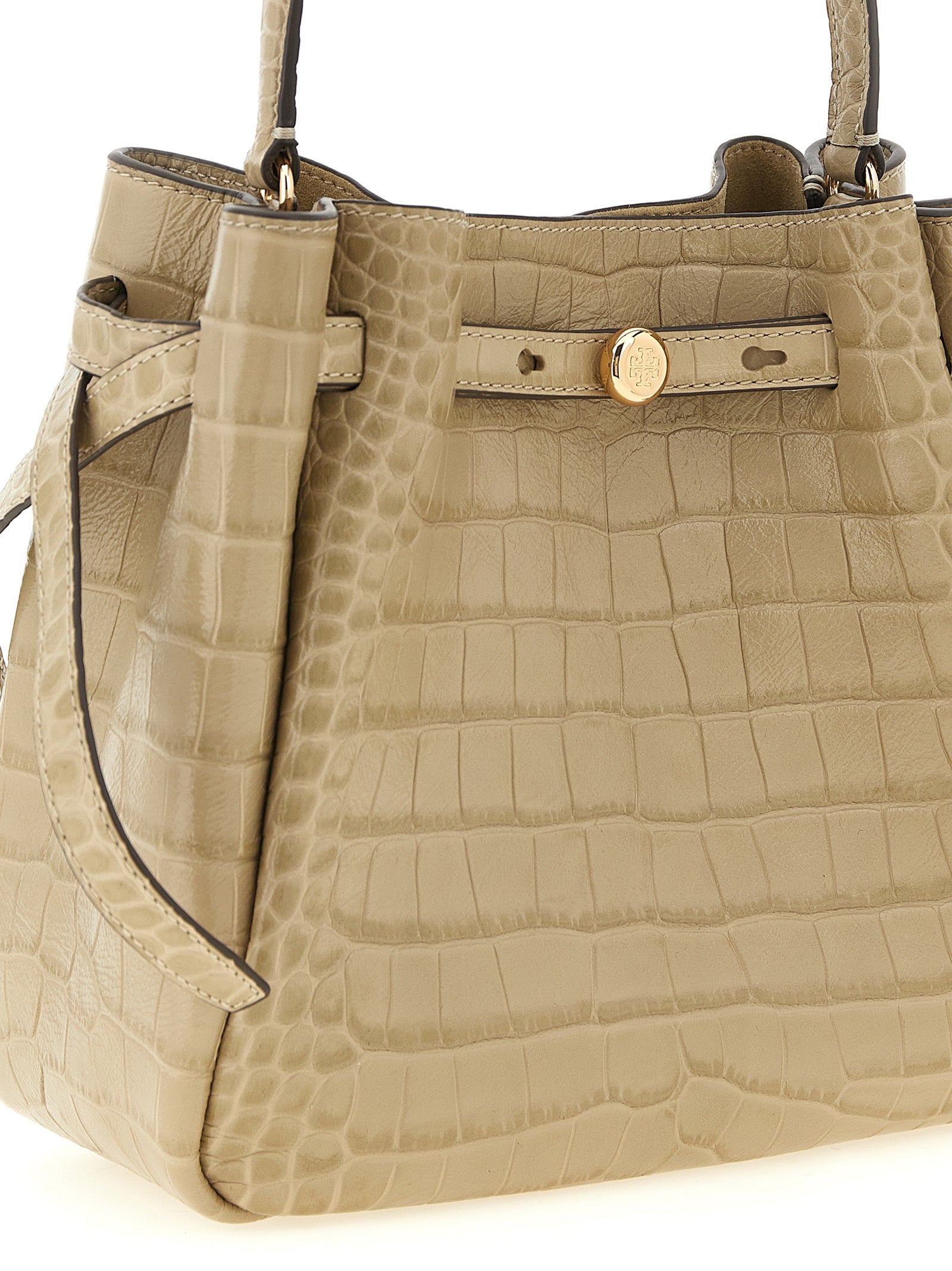 Tory Burch Beige Cowhide Shoulder Bag