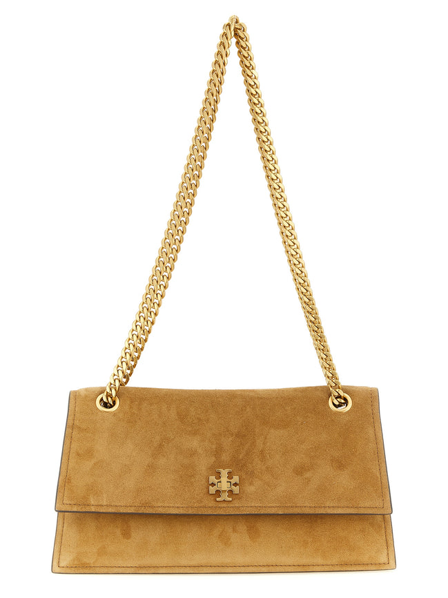 Tory Burch Brown Calfskin Shoulder Bag