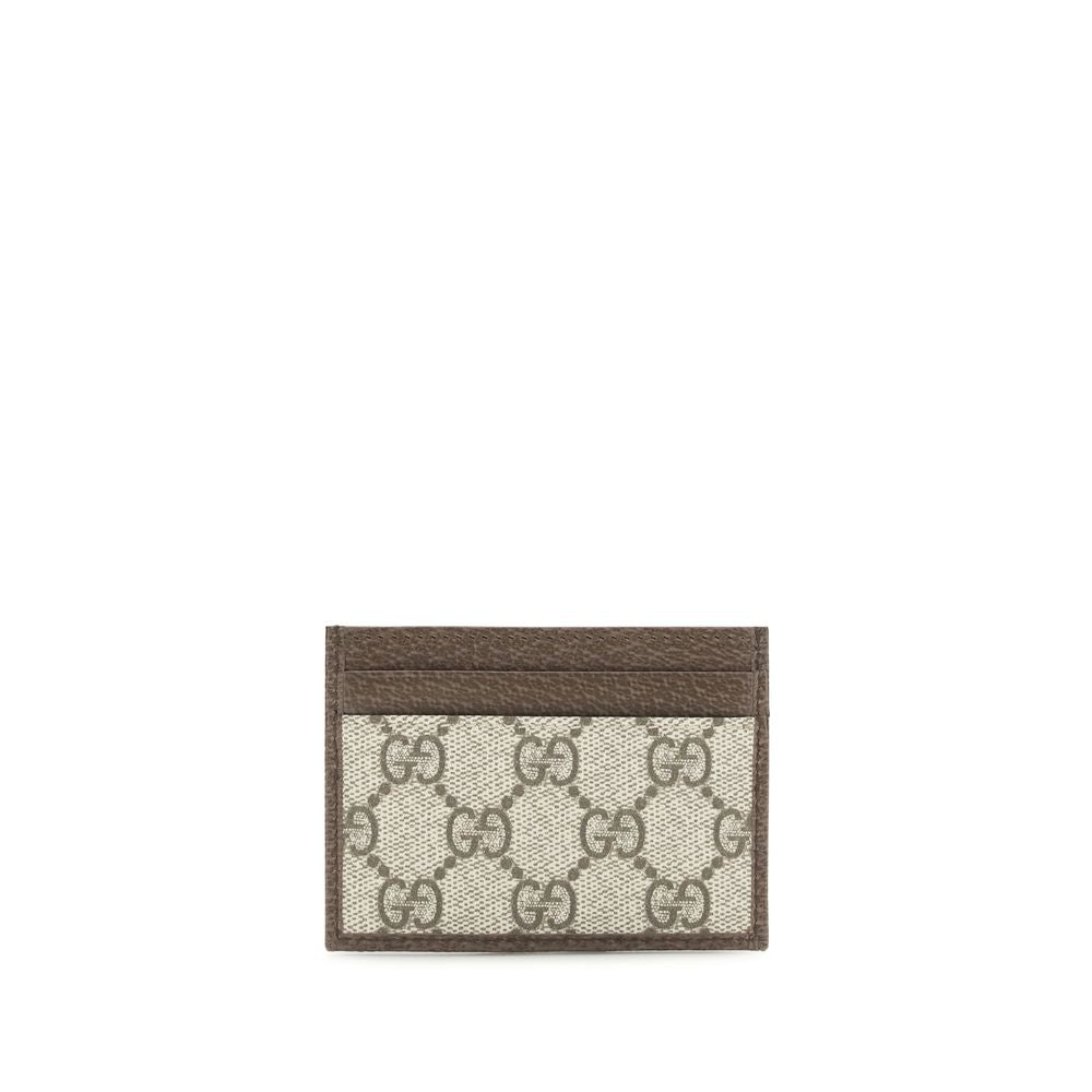 Θήκη καρτών Gucci από καφέ πολυαιθυλένιο