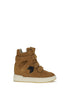 Isabel Marant Brown Leather High-Top Sneakers