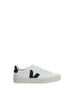 Veja White Calf Leather Bos Taurus Sneakers