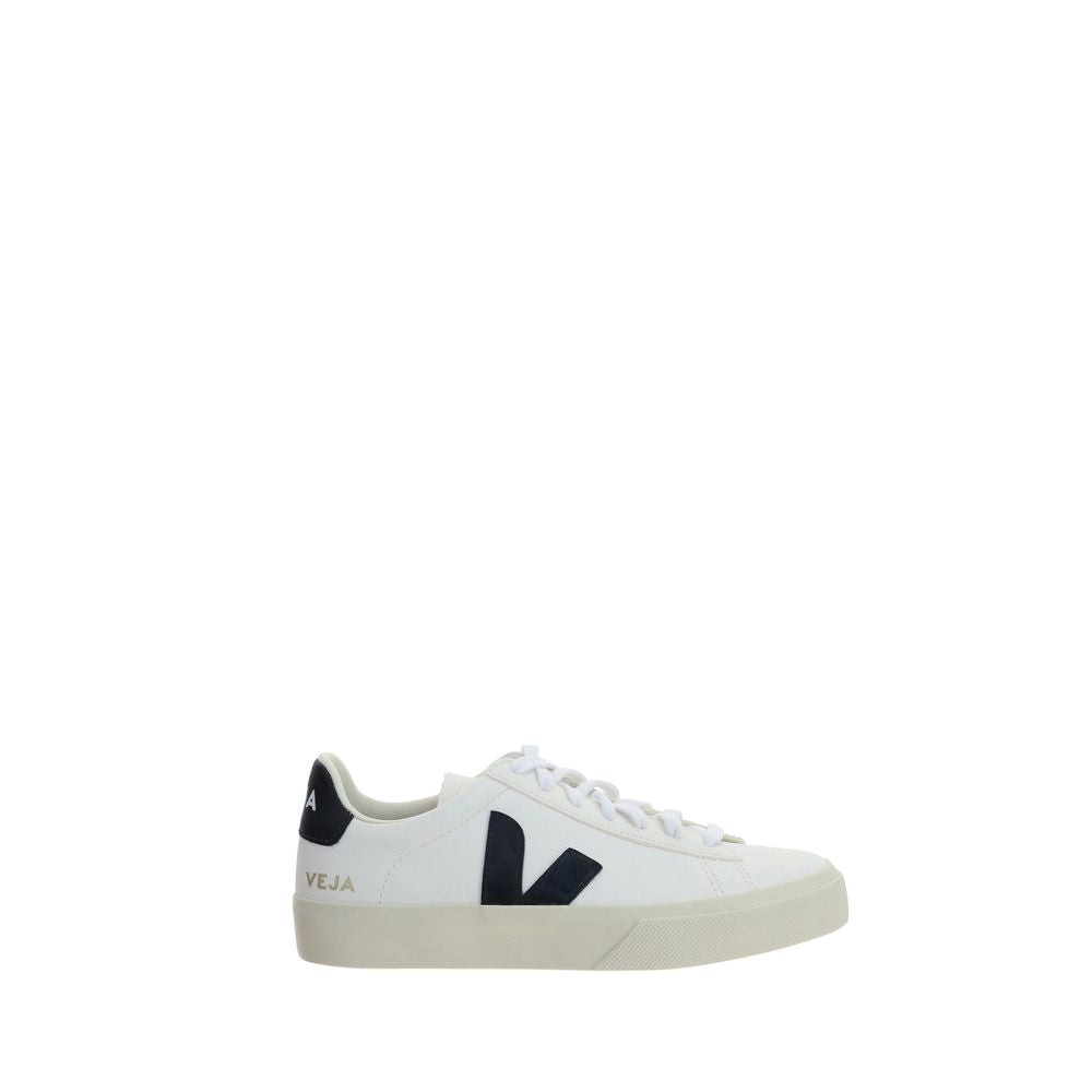 Veja White Calf Leather Bos Taurus Sneakers