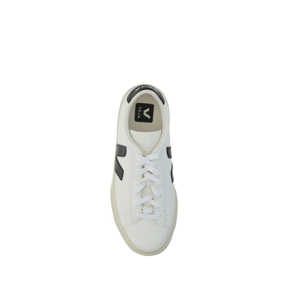 Veja White Calf Leather Bos Taurus Sneakers