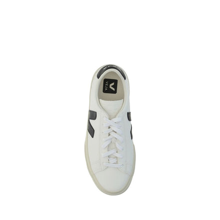 Veja White Calf Leather Bos Taurus Sneakers