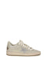 Golden Goose Beige Calf Leather Bos Taurus Low Top Sneakers