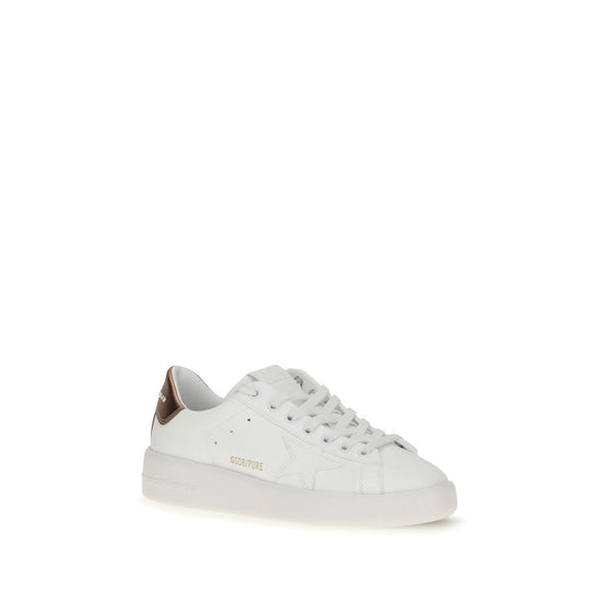 Λευκά sneakers χαμηλού τύπου Golden Goose από δέρμα μοσχαριού Bos Taurus