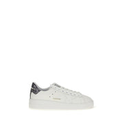 Golden Goose White Calf Leather Bos Taurus Low Top Sneakers