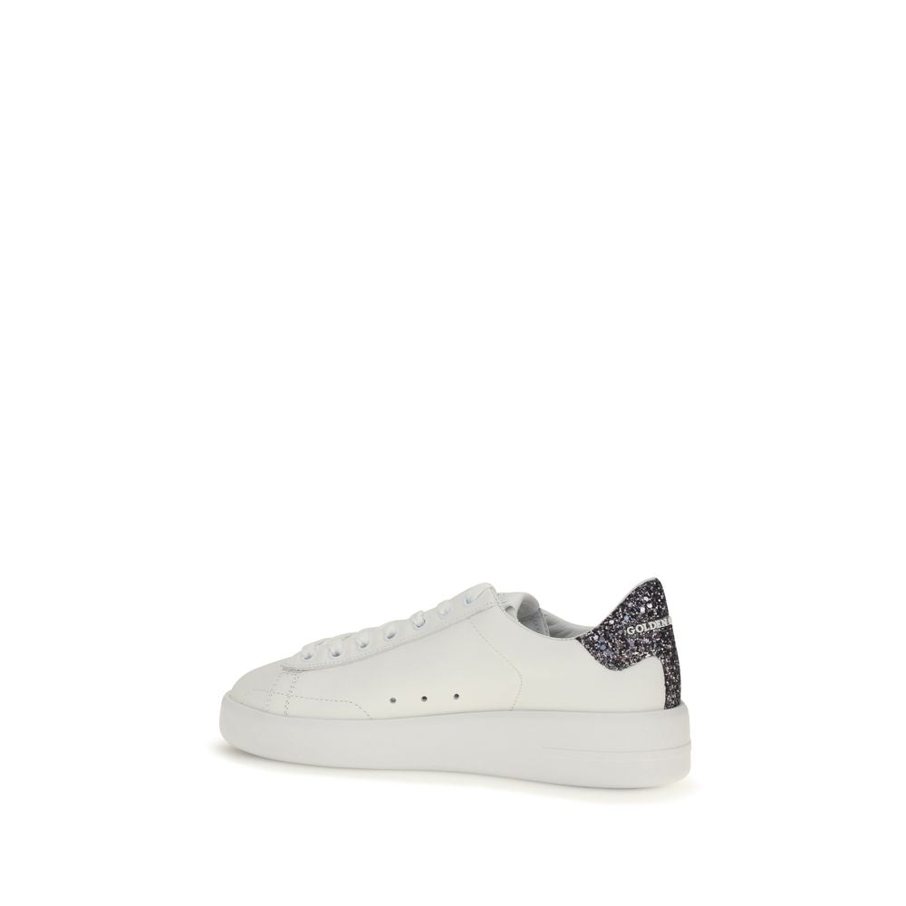 Golden Goose White Calf Leather Bos Taurus Low Top Sneakers