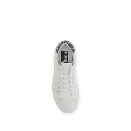 Golden Goose White Calf Leather Bos Taurus Low Top Sneakers