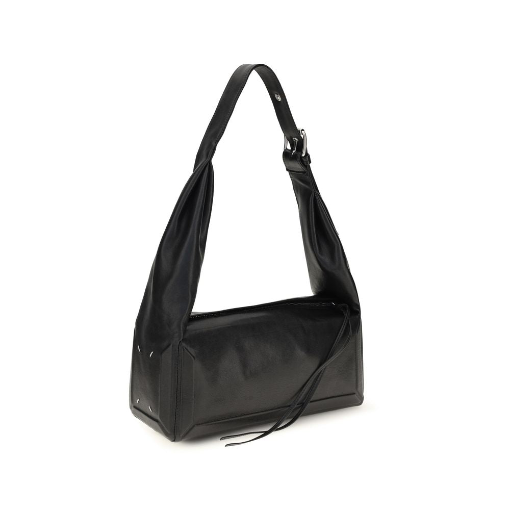 Maison Margiela Black Leather Shoulder Bag